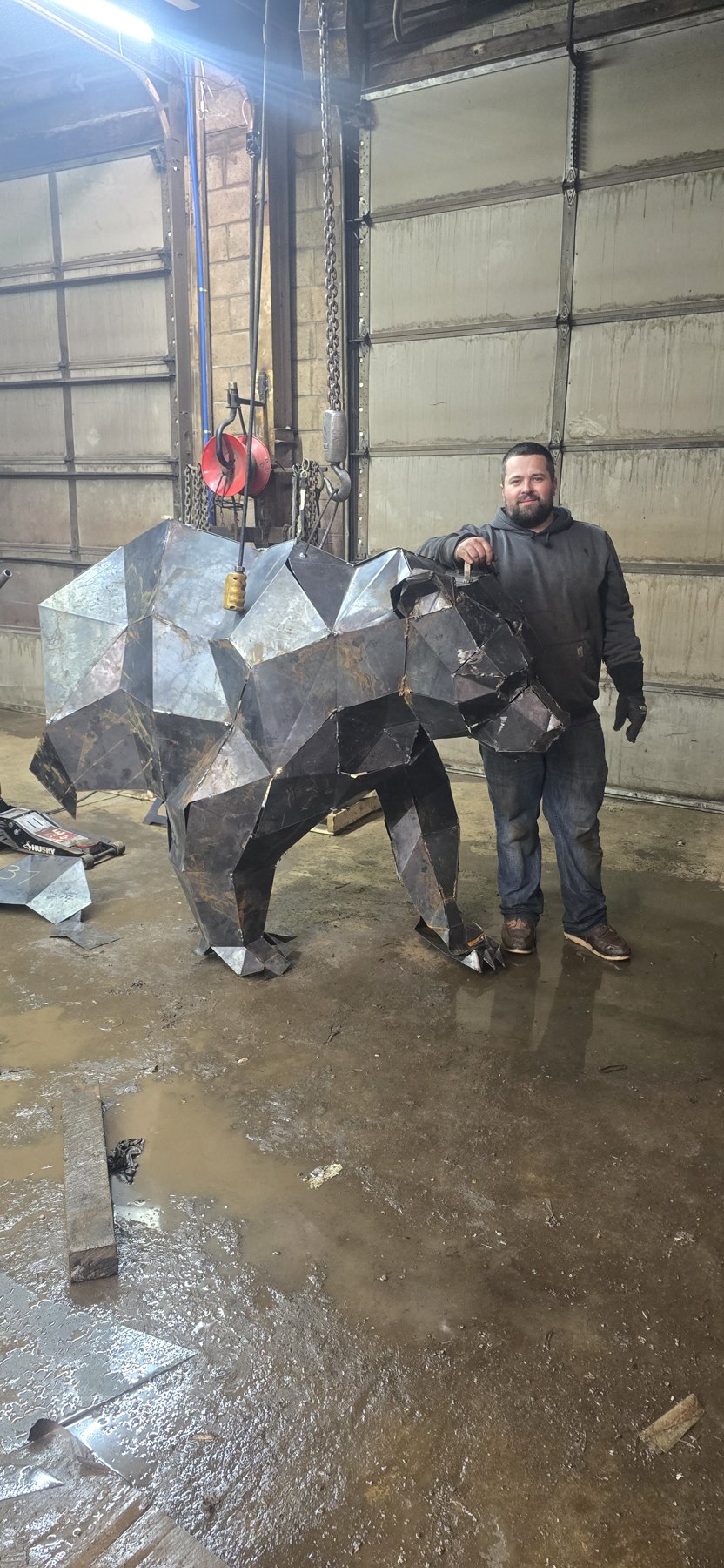 Grizzly Bear in the workshop